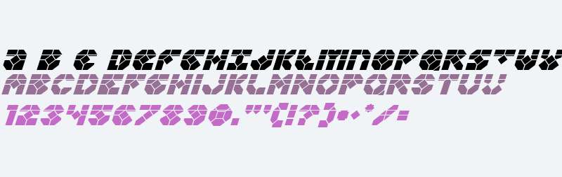 Zoom Runner Laser Italic