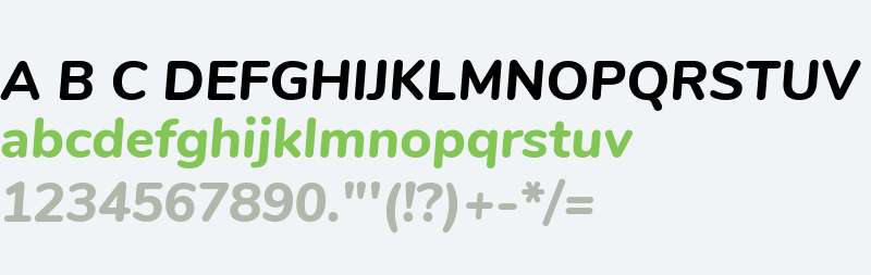 Nunito ExtraBold Italic
