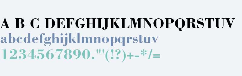 Bodoni W01 Bold V1