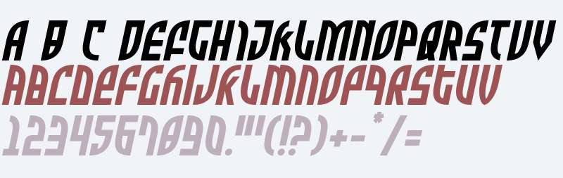 Zone Rider Semi-Italic