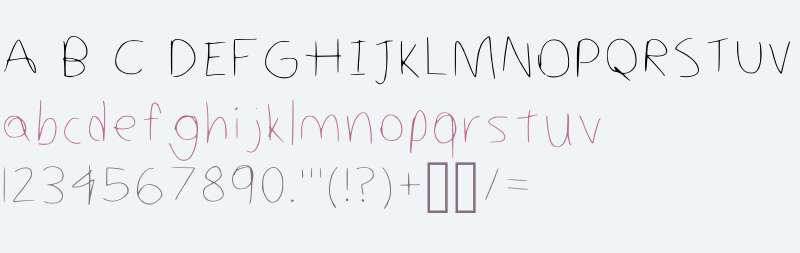 Puggos Messy Handwritin Regular