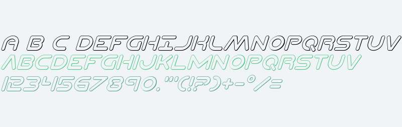Planet N Compact 3D Italic
