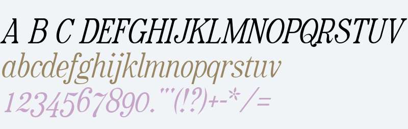 RataczakCond Italic