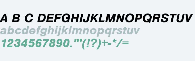 NimbusSanT Bold Italic V2