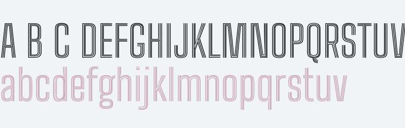 Big Shoulders Inline Text