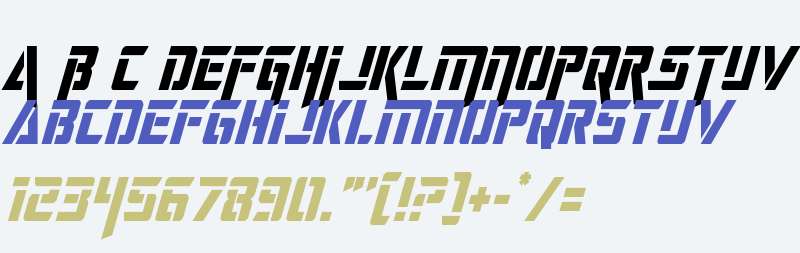 Deceptibots Condensed Italic