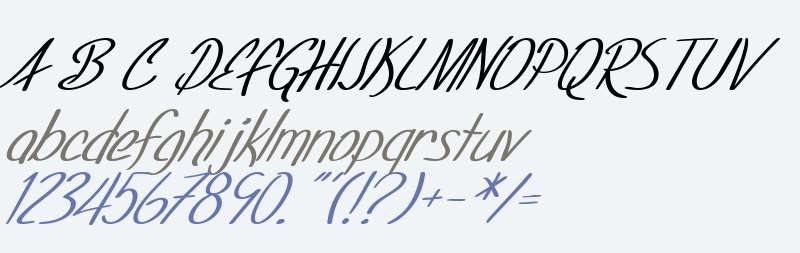 SF Foxboro Script Italic V2