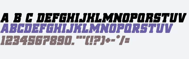 Red Delicious Bold Italic