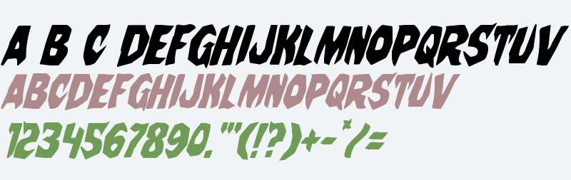 Nightchilde Condensed Italic