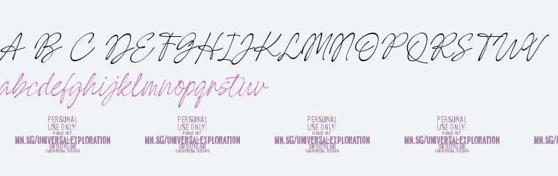 Universal Exploration PERSONAL