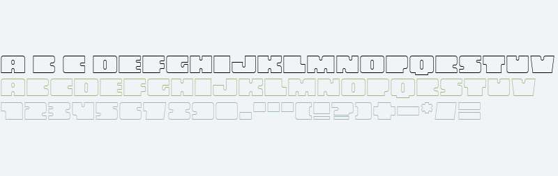 Oboe Outline Wide W00 Regular