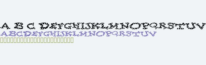 Spotty Font