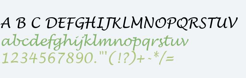 Lucida Handwriting Italic