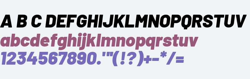 Barlow Black Italic