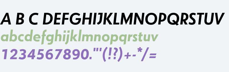 Kristall Now Pro DemiBold Italic