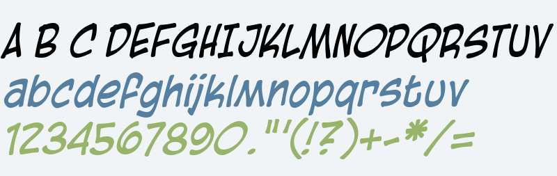 Blambot Casual Italic