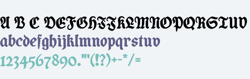 Coop Blackletter Regular Regular