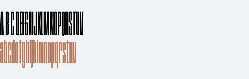 SwisspoTrial Ultra Condensed Semi Bold Tall