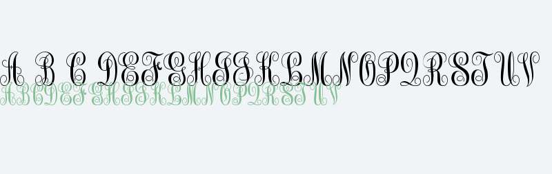 Monogram kk sc