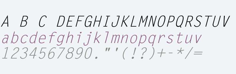 QTLetterGoth Italic