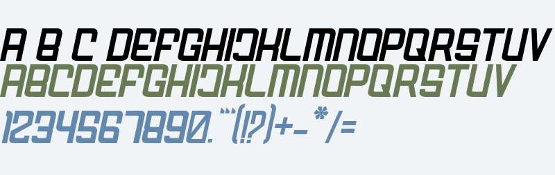 FODECUMBERS ITALIC