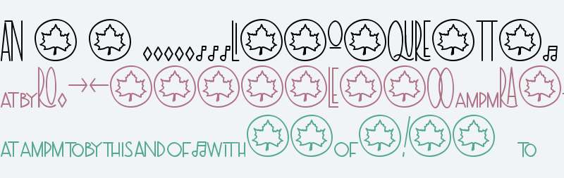 TheRa-SymbolsandLigaturesBold