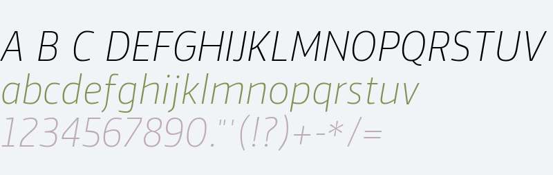 Vinkel-ExtraLightItalic