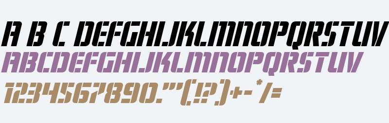 Fortune Soldier Italic