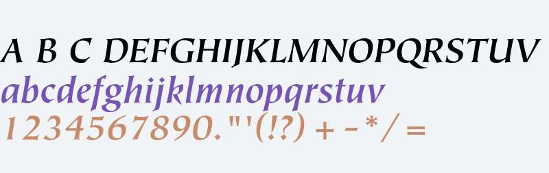 ITC Tiepolo Bold Italic