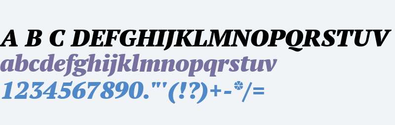 PT Serif W01 Black Italic