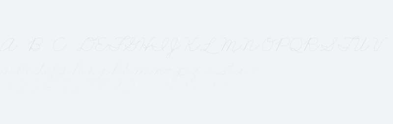 FRB American Cursive Dotted