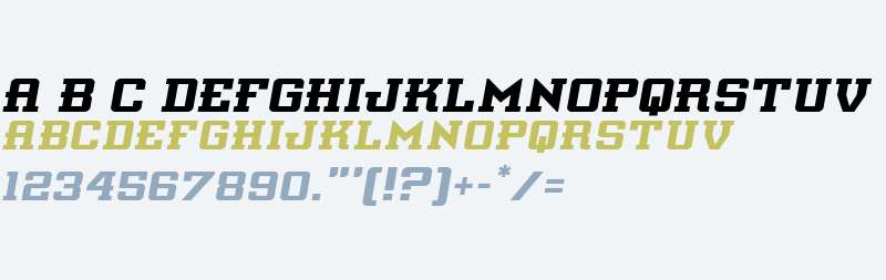 Interceptor Semi-Italic