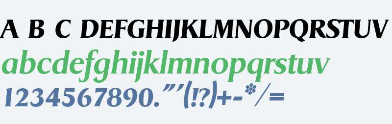 DragonSerial-Xbold-Italic