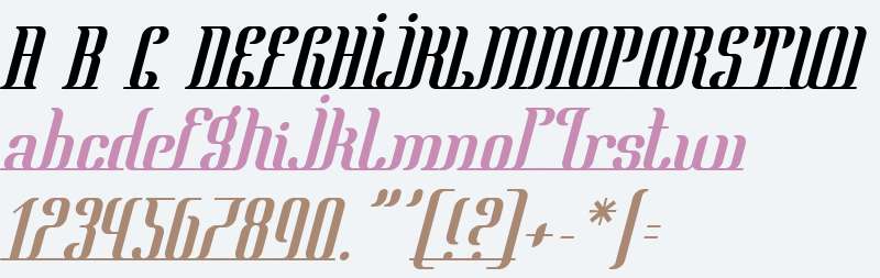 Mata Hari Parisienne Italic