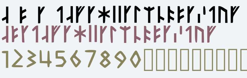 Younger Futhark Short T Regular