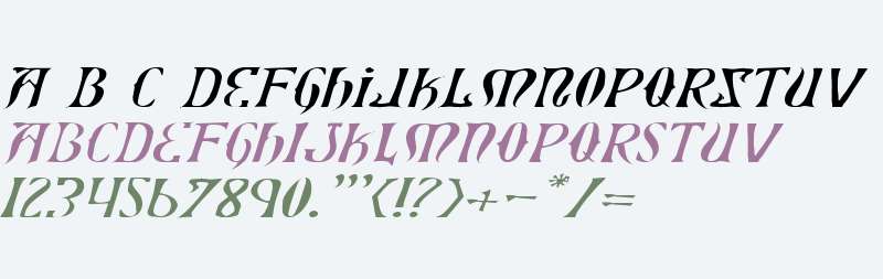 Xiphos Expanded Light Italic