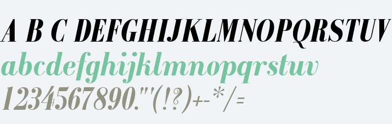 Recital SSi Bold Italic