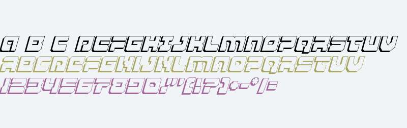 Yamagachi 2050 3D Italic