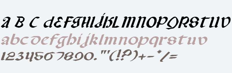 Valerius Expanded Italic