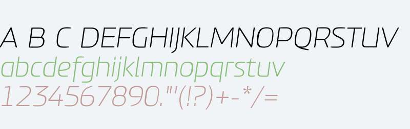 PF Benchmark W01 Thin Italic
