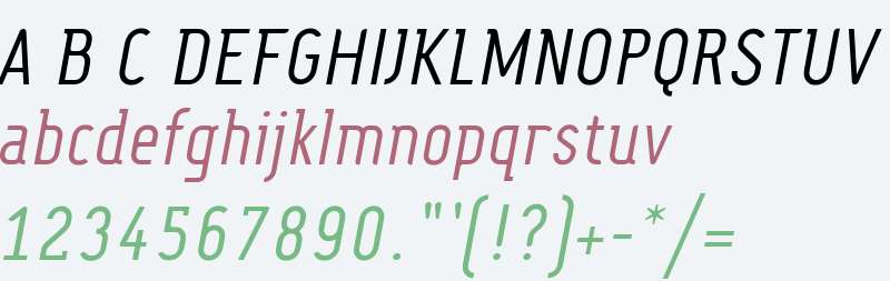 FouMixCNLig W00 Italic