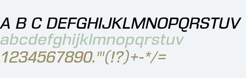 DDT Italic
