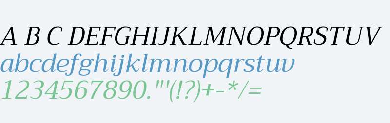 Trirong Italic