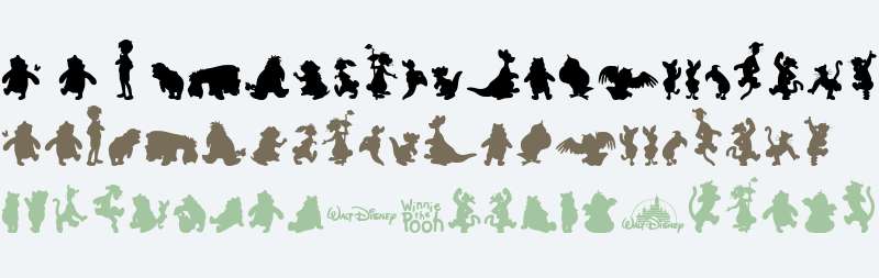 Winnie Silhouettes