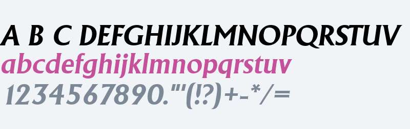Adelon Bold Italic