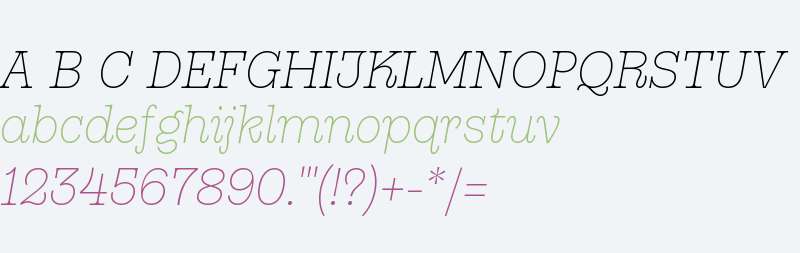Gonzaga-Trial Thin Italic