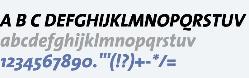 TheSans ExtraBold Italic