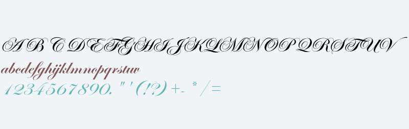 Edwardian Script ITC Std Bold