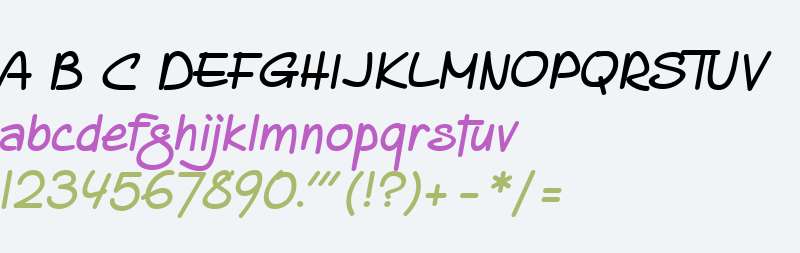 PIXymbols Casual W01 Bd Italic