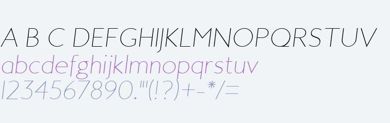 MB Empire Thin Italic W01 Th It